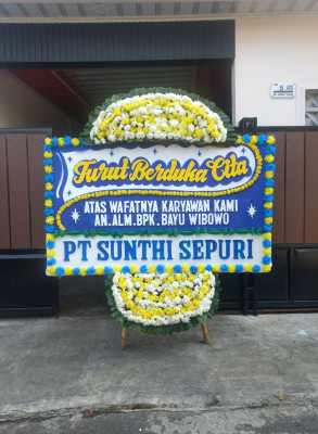 Papan Bunga Duka di Pabatu